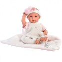 Hiszpańska lalka bobas dziewczynka bebita w rożku - płacze 36cm Hiszpańska lalka bobas dziewczynka bebita w rożku - płacze 36cm