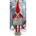 FIGURKA LALKA DEKORACYJNA EWA NA TELESKOPOWYCH NOGACH 54-62CM FIGURKA LALKA DEKORACYJNA EWA NA TELESKOPOWYCH NOGACH 54-62CM