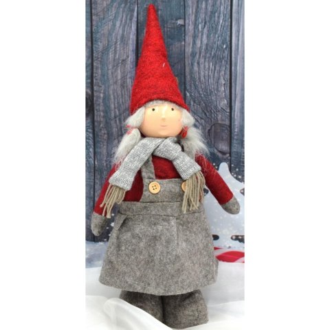 FIGURKA LALKA DEKORACYJNA EWA NA TELESKOPOWYCH NOGACH 54-62CM FIGURKA LALKA DEKORACYJNA EWA NA TELESKOPOWYCH NOGACH 54-62CM