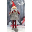 FIGURKA LALKA DEKORACYJNA EWA NA TELESKOPOWYCH NOGACH 54-62CM FIGURKA LALKA DEKORACYJNA EWA NA TELESKOPOWYCH NOGACH 54-62CM