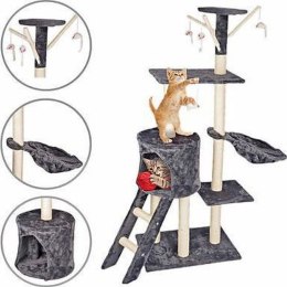 WIELOPOZIOMOWY DRAPAK DLA KOTA LEGOWISKO BUJAK DOMEK 140x50x35cm