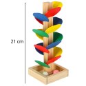 Drzewko edukacyjne klocki drewniane tor kulkowy Kulodrom Montessori Drzewko edukacyjne klocki drewniane tor kulkowy Kulodrom Montessori
