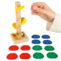 Drzewko edukacyjne klocki drewniane tor kulkowy Kulodrom Montessori Drzewko edukacyjne klocki drewniane tor kulkowy Kulodrom Montessori