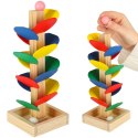 Drzewko edukacyjne klocki drewniane tor kulkowy Kulodrom Montessori Drzewko edukacyjne klocki drewniane tor kulkowy Kulodrom Montessori