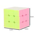 Gra logiczna Kostka łamigłówka 3x3 neon 5,65cm Gra logiczna Kostka łamigłówka 3x3 neon 5,65cm