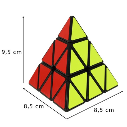 Gra logiczna Kostka łamigłówka PYRAMINX 9,7cm Gra logiczna Kostka łamigłówka PYRAMINX 9,7cm