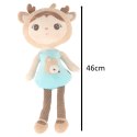 Lalka szmaciana METOO przytulanka miękka jelonek 4+6cm Lalka szmaciana METOO przytulanka miękka jelonek 4+6cm