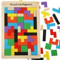 Puzzle drewniane układanka tetris klocki 40el. Puzzle drewniane układanka tetris klocki 40el.