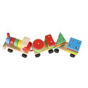 Kolejka pociąg lokomotywa klocki drewniane sorter układanka zręcznościowa 30cm Kolejka pociąg lokomotywa klocki drewniane sorter układanka zręcznościowa 30cm