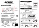 Samochód zdalnie sterowany na pilota RC Speed Pioneer Stunt Car 360 czerwony Samochód zdalnie sterowany na pilota RC Speed Pioneer Stunt Car 360 czerwony