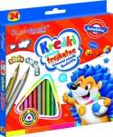 BAMBINO Kredki szkolne trójkątne 24 kolory BAMBINO Kredki szkolne trójkątne 24 kolory