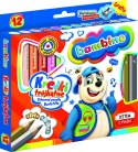 BAMBINO Kredki trójkątne w oprawie drewnianej 12 kolorów + temperówka BAMBINO Kredki trójkątne w oprawie drewnianej 12 kolorów + temperówka