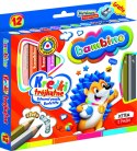 BAMBINO Kredki trójkątne w oprawie drewnianej 12 kolorów + temperówka BAMBINO Kredki trójkątne w oprawie drewnianej 12 kolorów + temperówka