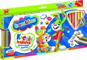 BAMBINO Kredki trójkątne w oprawie drewnianej 24 kolorów + temperówka BAMBINO Kredki trójkątne w oprawie drewnianej 24 kolorów + temperówka