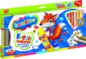 BAMBINO Kredki trójkątne w oprawie drewnianej 24 kolorów + temperówka BAMBINO Kredki trójkątne w oprawie drewnianej 24 kolorów + temperówka