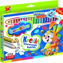 BAMBINO Kredki w oprawie drewnianej 24 kolory + temperówka BAMBINO Kredki w oprawie drewnianej 24 kolory + temperówka