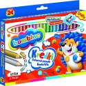 BAMBINO Kredki w oprawie drewnianej 24 kolory + temperówka BAMBINO Kredki w oprawie drewnianej 24 kolory + temperówka