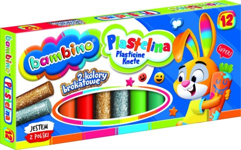 BAMBINO Plastelina klasyczna 12 kolorów BAMBINO Plastelina klasyczna 12 kolorów