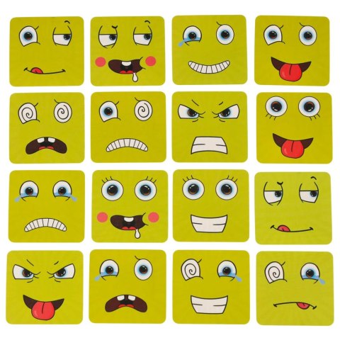 Gra edukacyjne wyzwania nauka emocji klocki drewniane Gra edukacyjne wyzwania nauka emocji klocki drewniane
