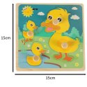 Puzzle drewniane sorter układanka kaczuszka kaczka Puzzle drewniane sorter układanka kaczuszka kaczka