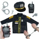 Kostium strój karnawałowy przebranie policjant kajdanki zestaw 3-8 lat Kostium strój karnawałowy przebranie policjant kajdanki zestaw 3-8 lat