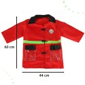 Kostium strój karnawałowy przebranie strażak walkie-talkie 3-8 lat Kostium strój karnawałowy przebranie strażak walkie-talkie 3-8 lat