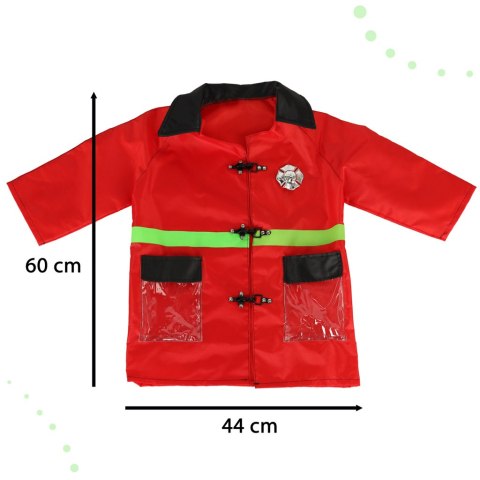 Kostium strój karnawałowy przebranie strażak walkie-talkie 3-8 lat Kostium strój karnawałowy przebranie strażak walkie-talkie 3-8 lat