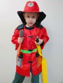Kostium strój karnawałowy przebranie strażak walkie-talkie 3-8 lat Kostium strój karnawałowy przebranie strażak walkie-talkie 3-8 lat