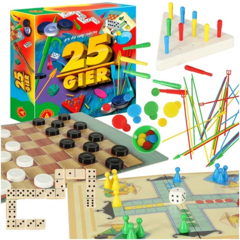 ALEXANDER 25 Gier gra towarzyska zestaw 4+ ALEXANDER 25 Gier gra towarzyska zestaw 4+