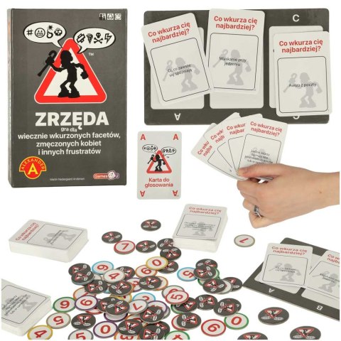 ALEXANDER Zrzęda Imprezowa gra towarzyska 8+ ALEXANDER Zrzęda Imprezowa gra towarzyska 8+