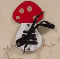 Pufa manipulacyjna montessori LAS z siedziskiem kółeczkami 3w1 Pufa manipulacyjna montessori LAS z siedziskiem kółeczkami 3w1