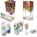 Farby do szkła ceramiki porcelany zestaw do malowania na szkle 6 kolorów x 25ml + pędzel paletka malarska Farby do szkła ceramiki porcelany zestaw do malowania na szkle 6 kolorów x 25ml + pędzel paletka malarska