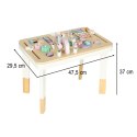 Lulilo Stolik manipulacyjny montessori pastelowy Lulilo Stolik manipulacyjny montessori pastelowy