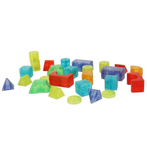 Klocki magnetyczne świecące 64 el. Klocki magnetyczne świecące 64 el.