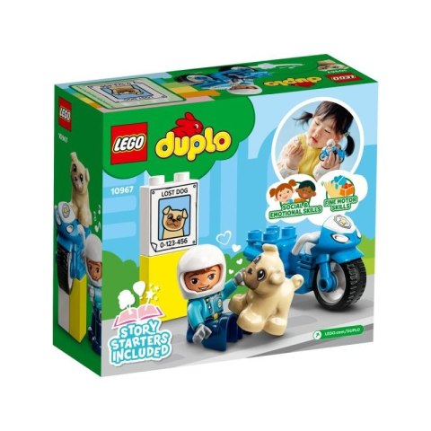 Duplo motocykl policyjny Duplo motocykl policyjny