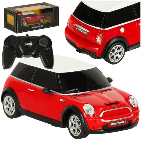 Samochód zdalnie sterowany Rastar 15000 MINI COOPERS 1:27 czerowny Samochód zdalnie sterowany Rastar 15000 MINI COOPERS 1:27 czerowny