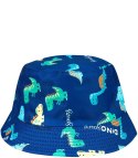 Dziecięcy dwustronny kapelusz bucket hat kolorowy (Granatowy) Dziecięcy dwustronny kapelusz bucket hat kolorowy (Granatowy)