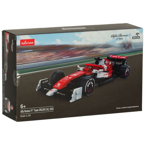 Samochód Rastar 92300 Alfa Romeo F1 C42 1:24 klocki 387 el. Samochód Rastar 92300 Alfa Romeo F1 C42 1:24 klocki 387 el.