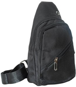 Super mały plecak torba saszetka unisex modny (Czarny)