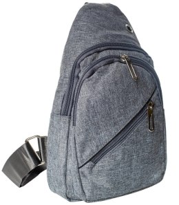 Super mały plecak torba saszetka unisex modny (Szary)