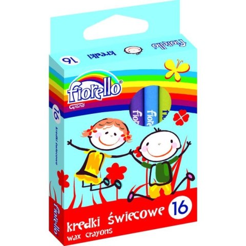 KREDKI ŚWIECOWE 16 KOLORÓW FIORELLO KREDKI ŚWIECOWE 16 KOLORÓW FIORELLO