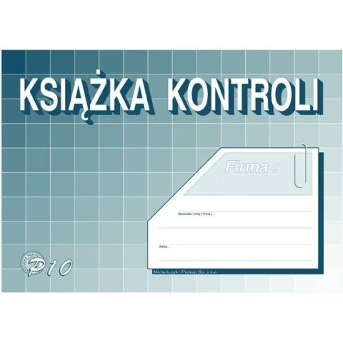 KSIĄŻKA KONTROLI (OFFSET) MICHALCZYK I PROKOP A5 KSIĄŻKA KONTROLI (OFFSET) MICHALCZYK I PROKOP A5