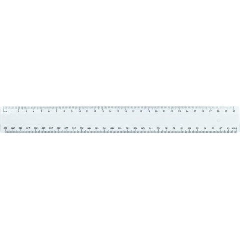 LINIJKA 30 CM PLASTIKOWA LINIJKA 30 CM PLASTIKOWA