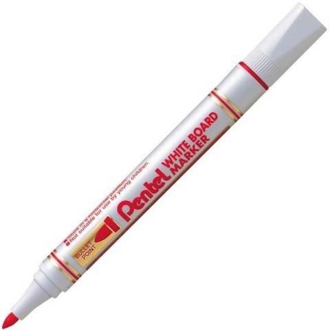 MARKER DO TABLIC SUCHOŚCIERALNYCH PENTEL MW85, CZERWONY MARKER DO TABLIC SUCHOŚCIERALNYCH PENTEL MW85, CZERWONY