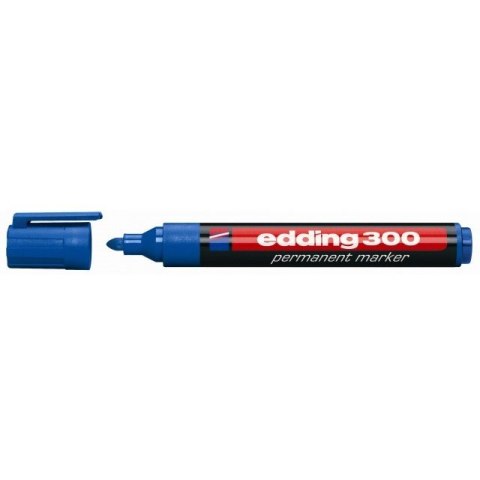 MARKER PERMANENTNY EDDING 300, NIEBIESKI MARKER PERMANENTNY EDDING 300, NIEBIESKI
