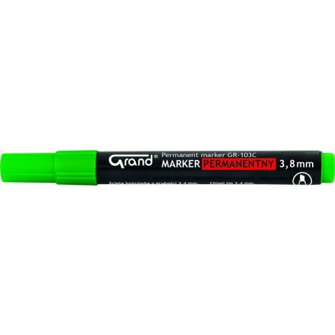 MARKER PERMANENTNY GRAND GR-103C, ZIELONY MARKER PERMANENTNY GRAND GR-103C, ZIELONY