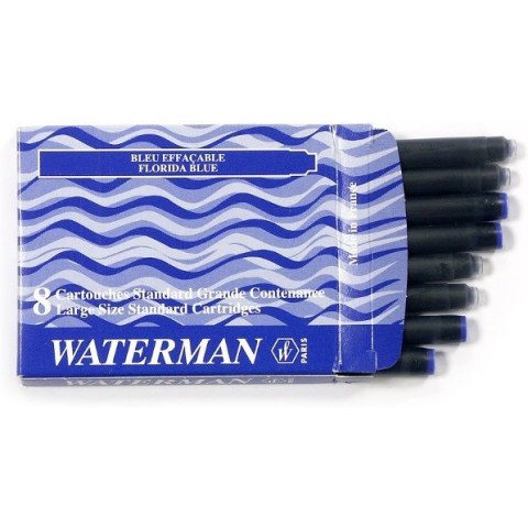NABÓJ NIEBIESKO-CZARNY STANDARD WATERMAN (8 SZTUK) NABÓJ NIEBIESKO-CZARNY STANDARD WATERMAN (8 SZTUK)