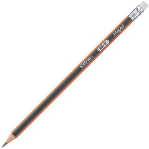OŁÓWEK DREWNIANY HB Z GUMKĄ MAPED BLACK'PEPS OŁÓWEK DREWNIANY HB Z GUMKĄ MAPED BLACK'PEPS