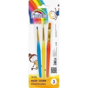PĘDZLE FIORELLO ZESTAW 3 SZTUK PĘDZLE FIORELLO ZESTAW 3 SZTUK