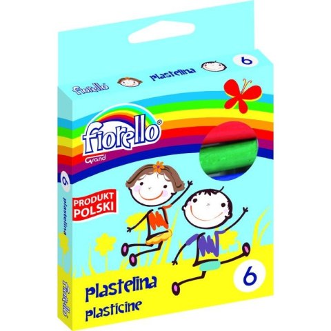 PLASTELINA 6 KOLORÓW FIORELLO PLASTELINA 6 KOLORÓW FIORELLO